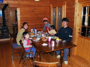 食事中